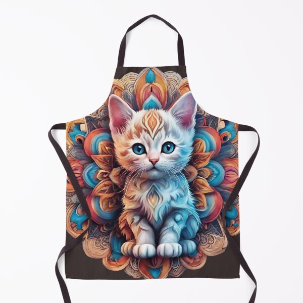 Item preview, Mandala with a cat designed and sold by SweetRossel.