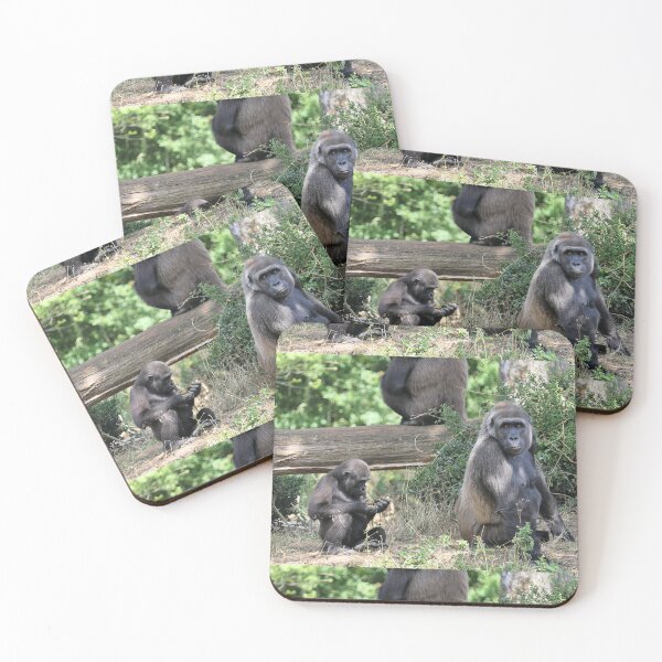 Item preview, vr 3502 / finition 2023 - 19 -  " Gorille/guenon: la Maman et son petit  " Okaio-Umin - Créations Olavia-Olao designed and sold by o.okaïo.