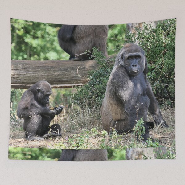 Item preview, vr 3502 / finition 2023 - 19 -  " Gorille/guenon: la Maman et son petit  " Okaio-Umin - Créations Olavia-Olao designed and sold by o.okaïo.