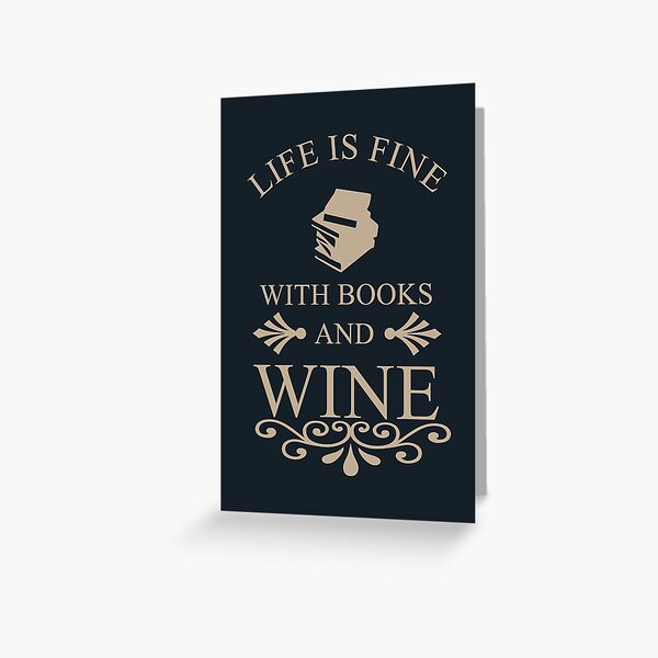 Artikel-Vorschau von Lustige Zitate und Sprüche über Wein und Bücher, designt und verkauft von Alexaltay.