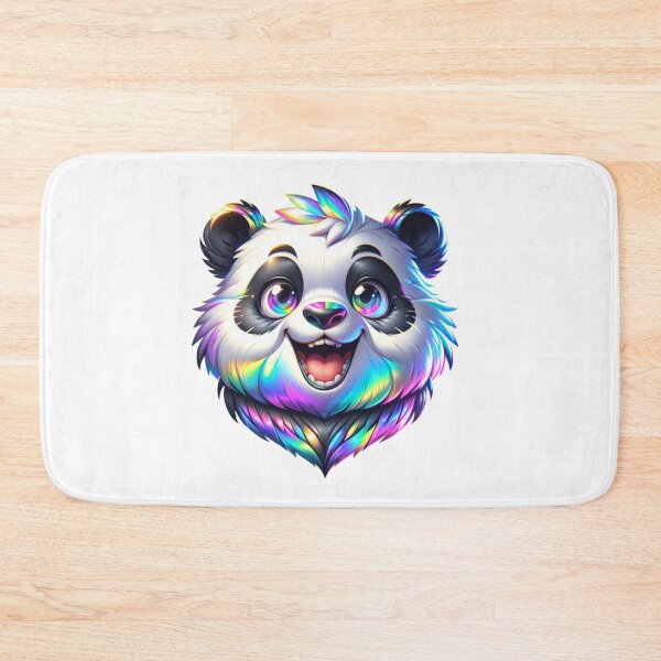 Item preview, Holographic Rainbow Fur Panda  designed and sold by CharmStudio.
