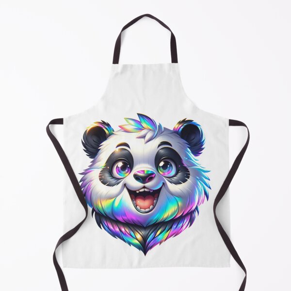 Item preview, Holographic Rainbow Fur Panda designed and sold by CharmStudio.