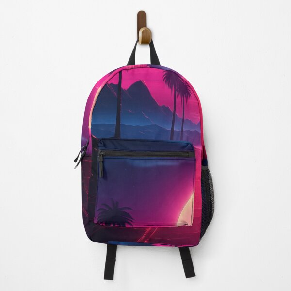 Item preview, Retrofuturistic Sunset: Synthwave Allure designed and sold by Mullet Monkey.