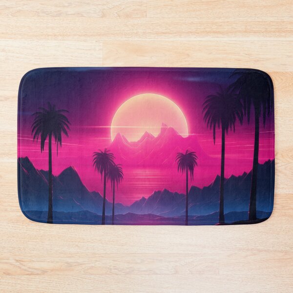 Item preview, Retrofuturistic Sunset: Synthwave Allure designed and sold by Mullet Monkey.