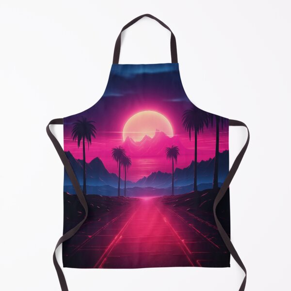 Item preview, Retrofuturistic Sunset: Synthwave Allure designed and sold by Mullet Monkey.