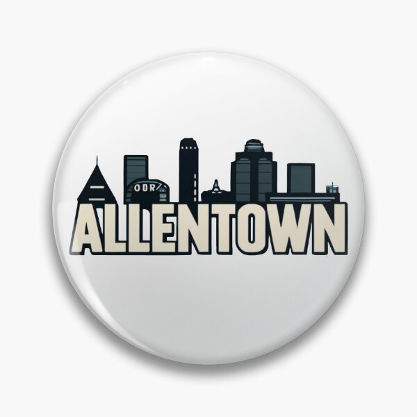 Item preview, Allentown, Pennsylvania | City name in a simple style with buildings designed and sold by CircinusStore.