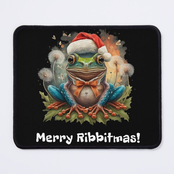 Item preview, Merry Ribbitmas! designed and sold by FreshArtFusion.