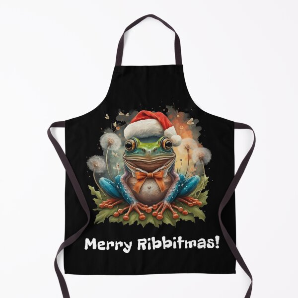 Item preview, Merry Ribbitmas! designed and sold by FreshArtFusion.