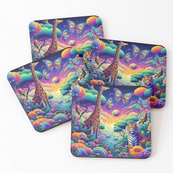 Item preview, Surreal Jungle Adventure designed and sold by TextileTrove.