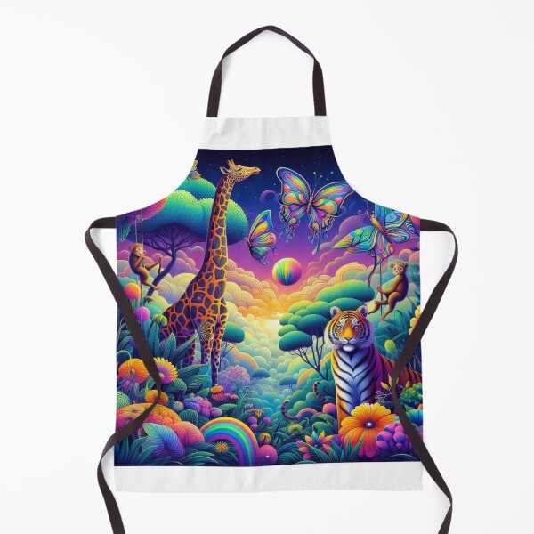 Item preview, Surreal Jungle Adventure designed and sold by TextileTrove.