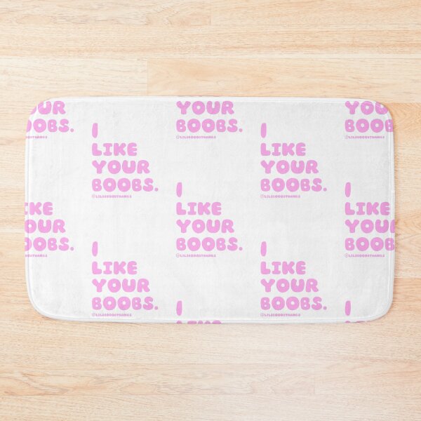 Aperçu de l'œuvre J'aime tes seins. v11, rose | lilsboobthangs créée et vendue par lilsboobthangs.