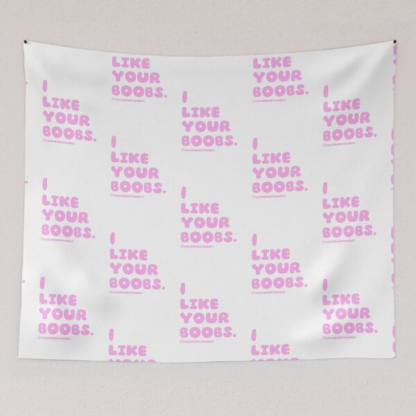 Item preview, I like your boobs. v11, pink | lilsboobthangs designed and sold by lilsboobthangs.