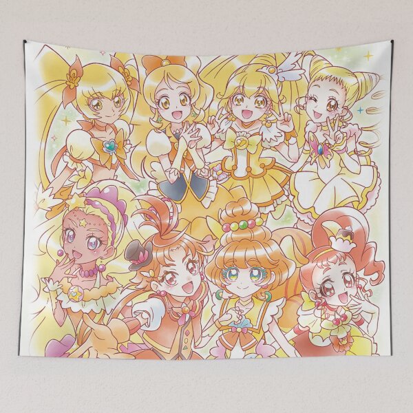 Item preview, HappinessCharge Precure!, Kirakira☆Precure a la Mode, Star☆Twinkle Precure, Tropical-Rouge! Precure, Hirogaru Sky! Precure, Yes! Precure 5, Heartcatch Precure!, Smile Precure!, Precure All Stars, designed and sold by AbominationShop.