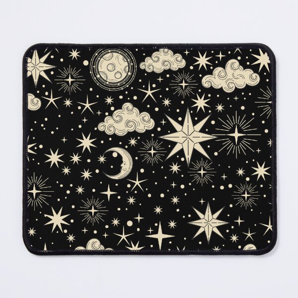 Item preview, Moon Planet and Stars,Cute Universe Design. designed and sold by widianeworld.