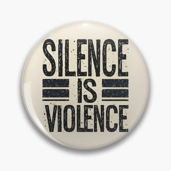 Item preview, Silence is violence designed and sold by spoo-art.