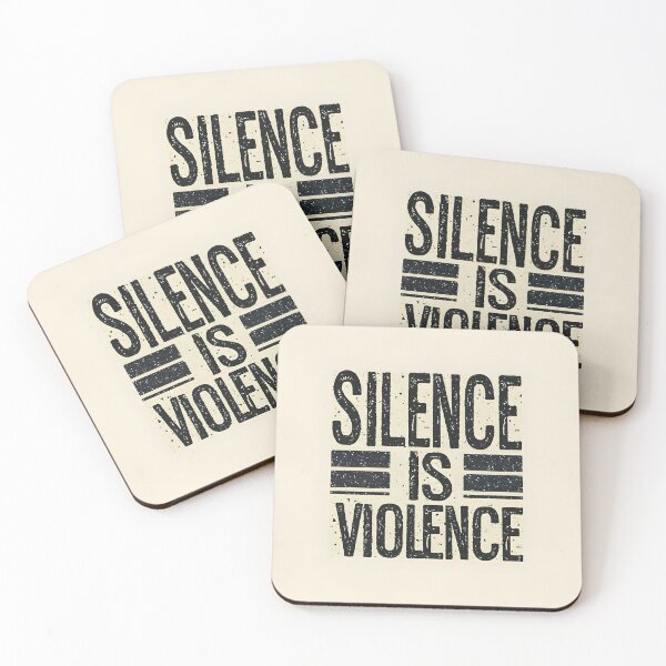 Item preview, Silence is violence designed and sold by spoo-art.
