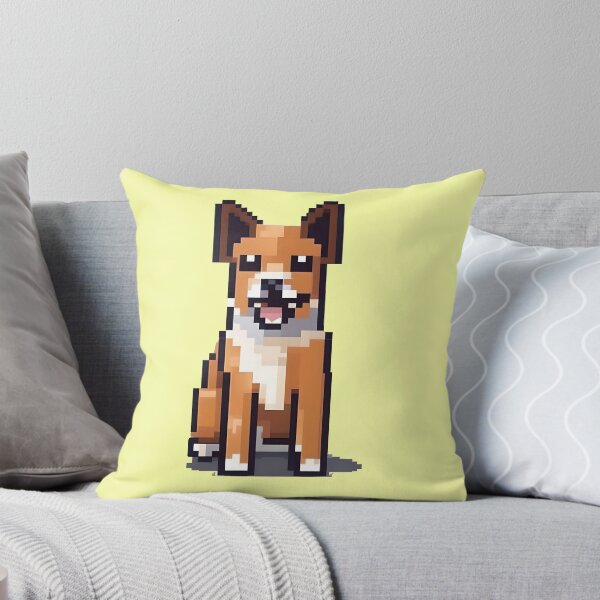 Item preview, Pixelated Bliss: Smiling Puppy Portrait designed and sold by EnjoYarty.
