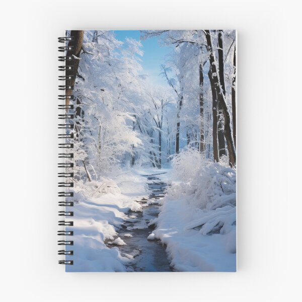 Item preview, Snow Covered Forest and Stream designed and sold by Hartbecke.