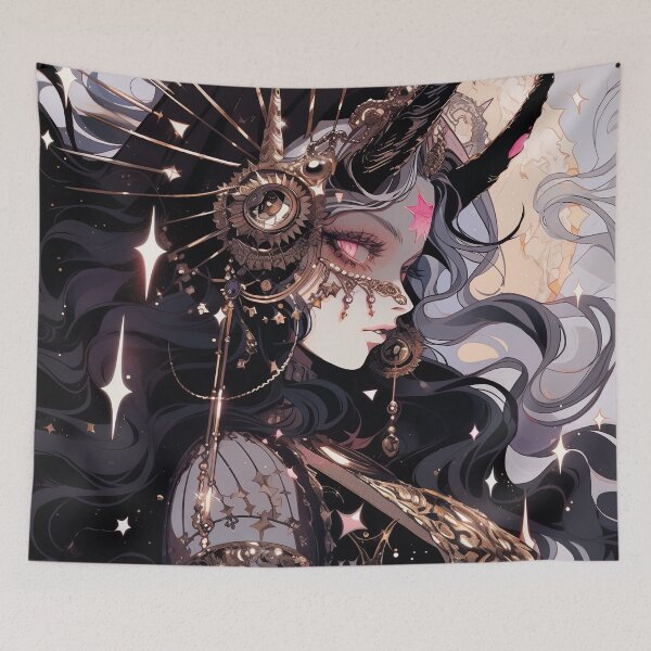 Item preview, Fantasy Steampunk Celestial Beauty Anime Girl designed and sold by bubblegoth.
