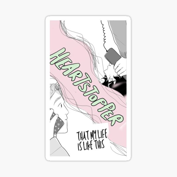 Vista previa del artículo con la obra «arte de fan de Heartstopper», diseñado y vendido por ooda.