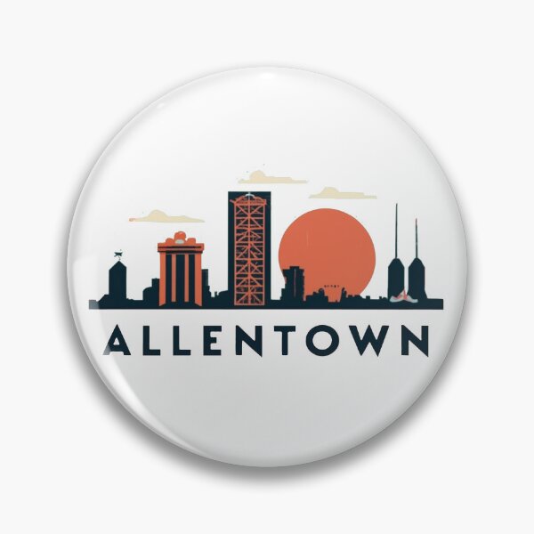 Item preview, Allentown, Pennsylvania | City name in a simple style with buildings designed and sold by CircinusStore.