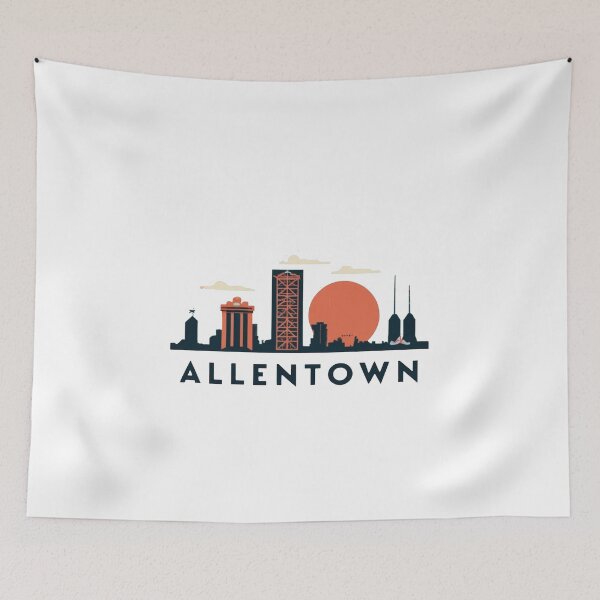 Item preview, Allentown, Pennsylvania | City name in a simple style with buildings designed and sold by CircinusStore.