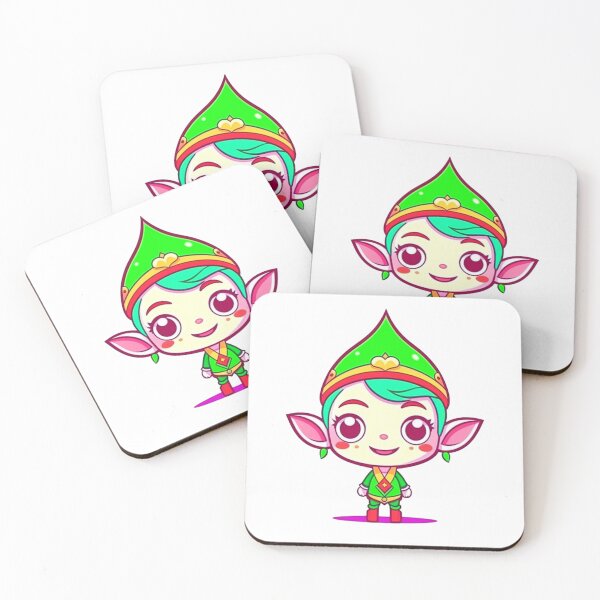 Item preview, Cute Santas Little Helper Kawaii Christmas Elf  designed and sold by SantasHelpers.