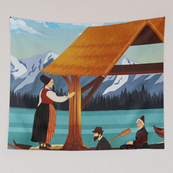Item preview, A meeting between Norwegian friends  designed and sold by Design4uStudio.