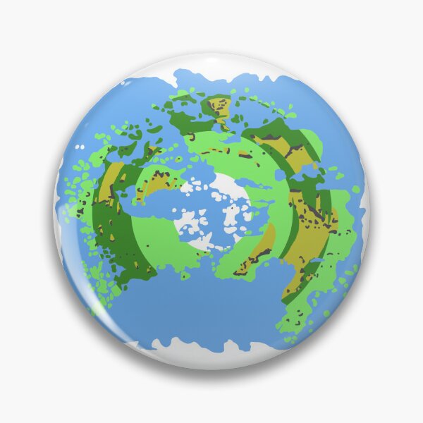 Item preview, north pole centred fantasy map designed and sold by TotalPickle.