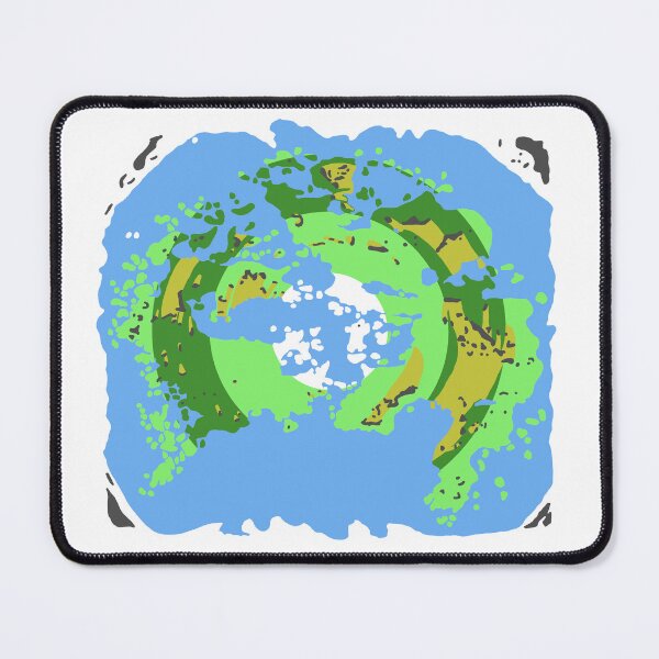 Item preview, north pole centred fantasy map designed and sold by TotalPickle.