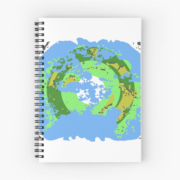 Item preview, north pole centred fantasy map designed and sold by TotalPickle.