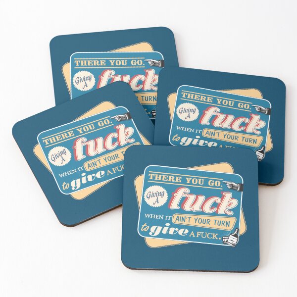 Artikelvorschau, „Ain't Your Turn to Give a Fuck“ – The Wire-Zitat im lustigen Vintage-Stil (Buntes Licht) entworfen und verkauft von WitchDesign.