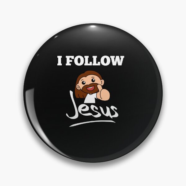 Item preview, I follow Jesus-Faith stickers designed and sold by Faithandpattern.