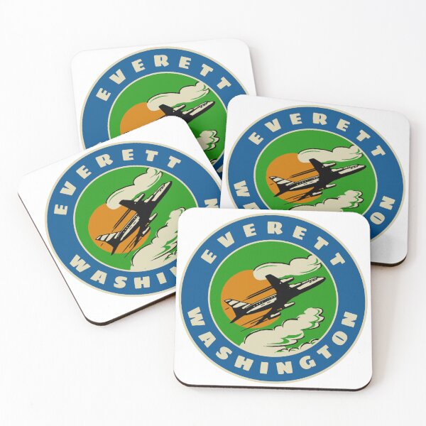 Item preview, Everett, Washington Vintage Style Decal designed and sold by Decal Mania.