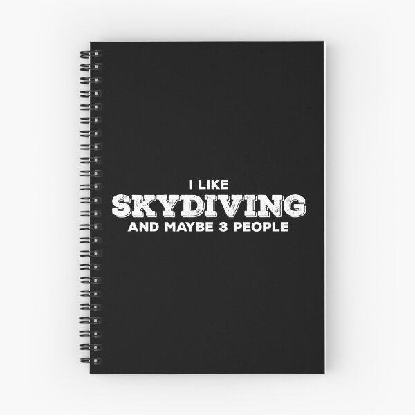 Item preview, I Like Skydiving and Maybe 3 People designed and sold by teesaurus.