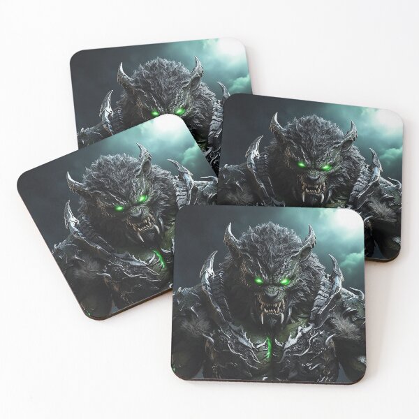 Item preview, fantasy warriors characters black wolf designed and sold by Colorful-Worlds.