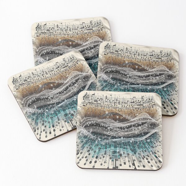 Item preview, Binary Symphony designed and sold by TextileTrove.