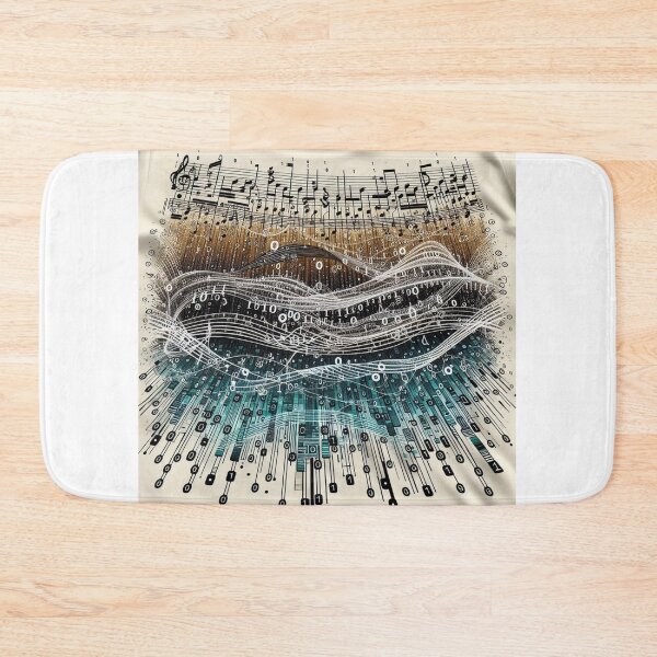 Item preview, Binary Symphony designed and sold by TextileTrove.