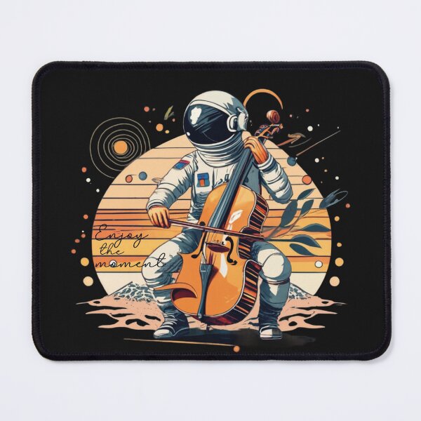 Item preview, The astronaut plays the cello, enjoy the moment designed and sold by LuckyFamily.