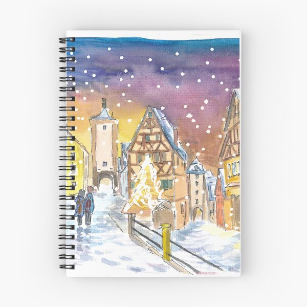 Item preview, Rothenburg Tauber Winter Wonderland Walks at Night designed and sold by artshop77.
