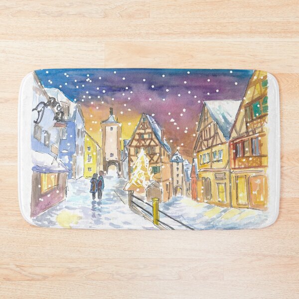 Item preview, Rothenburg Tauber Winter Wonderland Walks at Night designed and sold by artshop77.