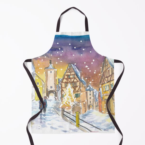 Item preview, Rothenburg Tauber Winter Wonderland Walks at Night designed and sold by artshop77.