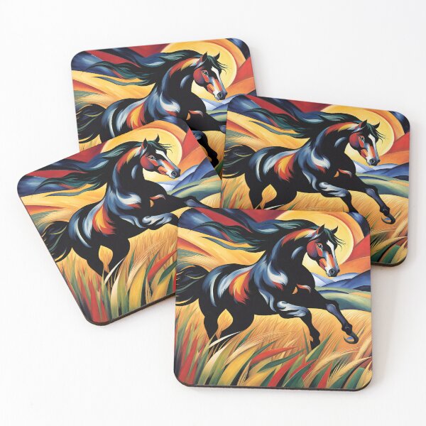 Item preview, Horse in the Wheat Field designed and sold by Angelandspot.