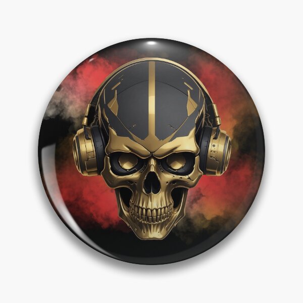 Item preview, Cyberpunk Skull designed and sold by Occultix.