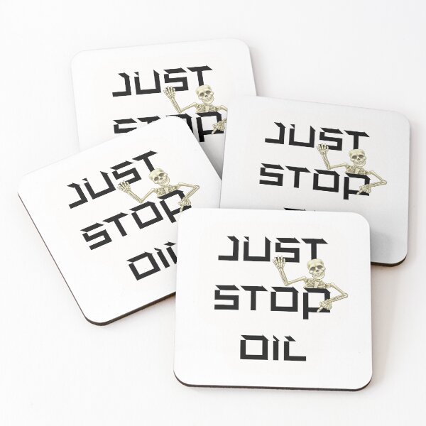 Item preview, just stop oil  skull designed and sold by FLOWER--ART.