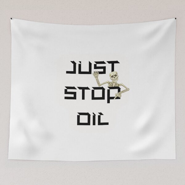 Item preview, just stop oil  skull designed and sold by FLOWER--ART.
