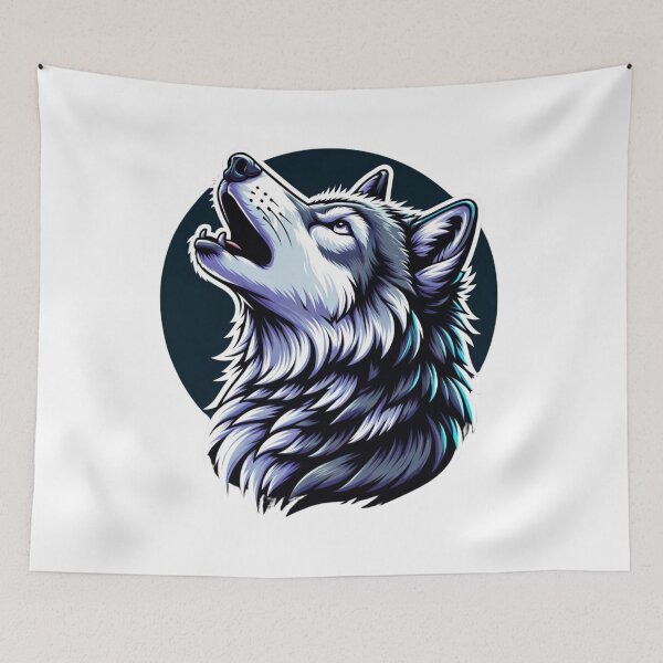 Item preview, Dark Howling Wolf  designed and sold by CharmStudio.