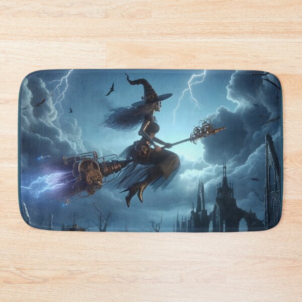 Item preview, Steampunk witch in flight designed and sold by Truck Stop One.