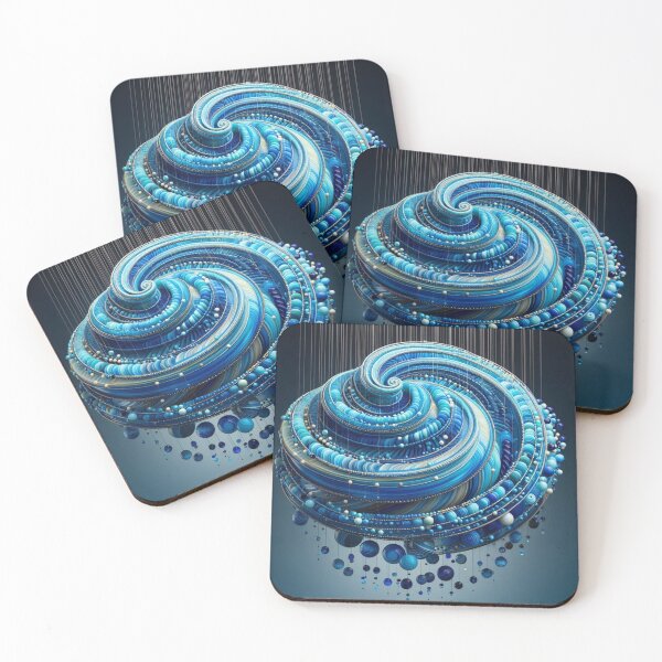 Artikelvorschau, Blaue Spirale entworfen und verkauft von LindaV44.
