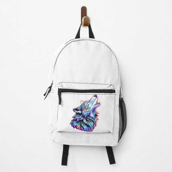 Item preview, Holographic Rainbow Wolf designed and sold by CharmStudio.